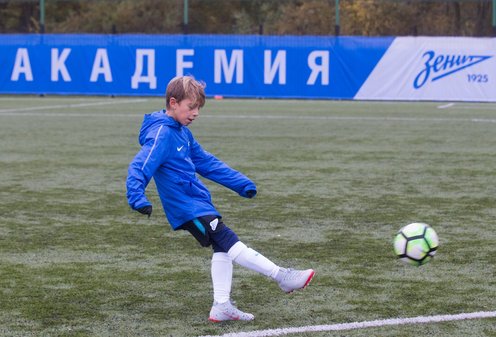 Клаудио Маркизио с сыном Давиде в Академии «Зенита»