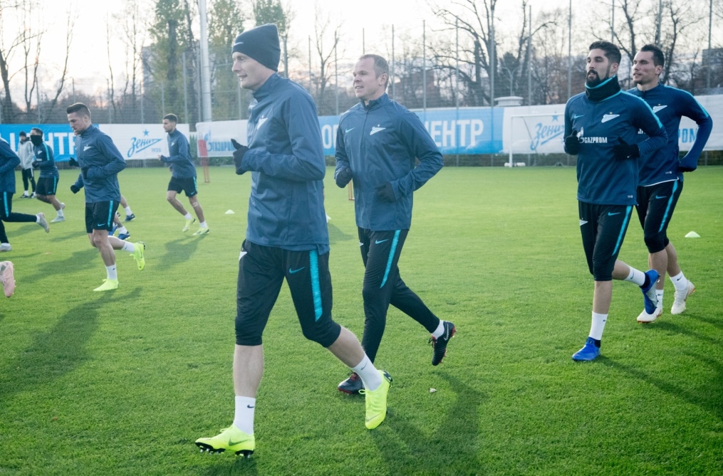 Открытая тренировка «Зенита» перед матчем с «Бордо»