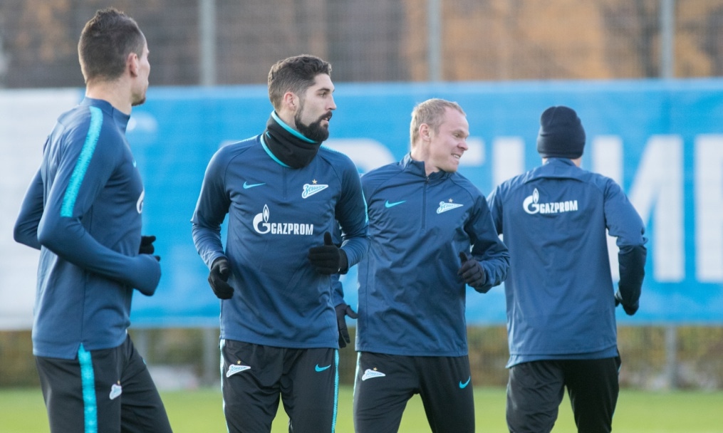 Открытая тренировка «Зенита» перед матчем с «Бордо»