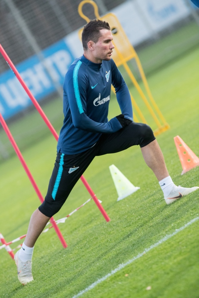 Открытая тренировка «Зенита» перед матчем с «Бордо»