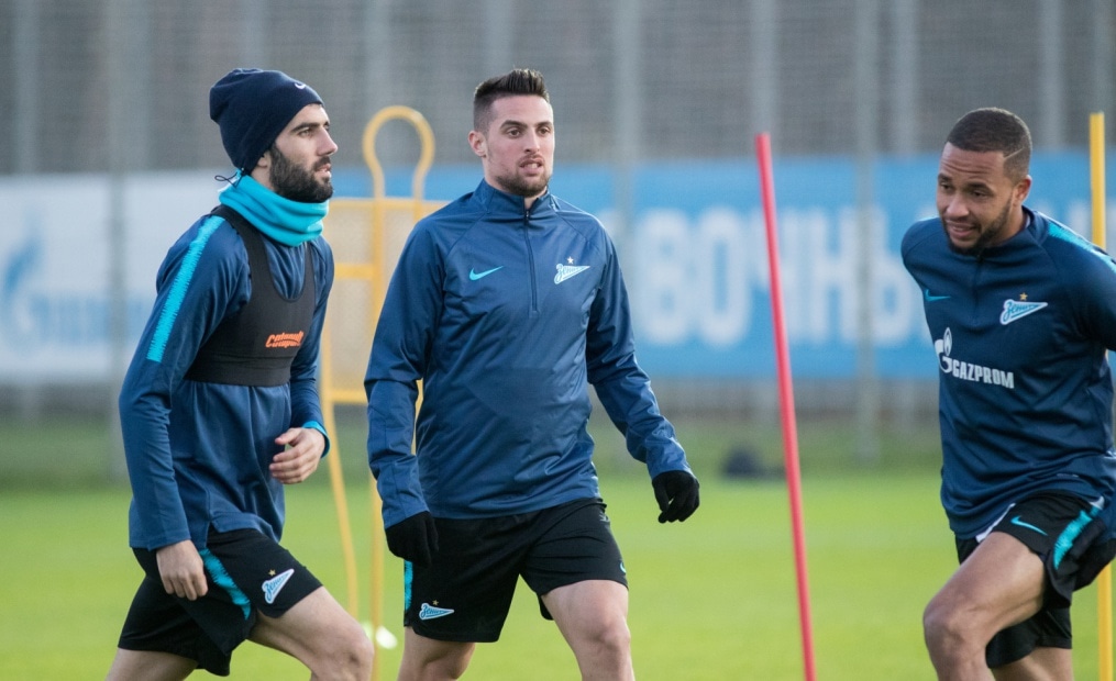 Открытая тренировка «Зенита» перед матчем с «Бордо»
