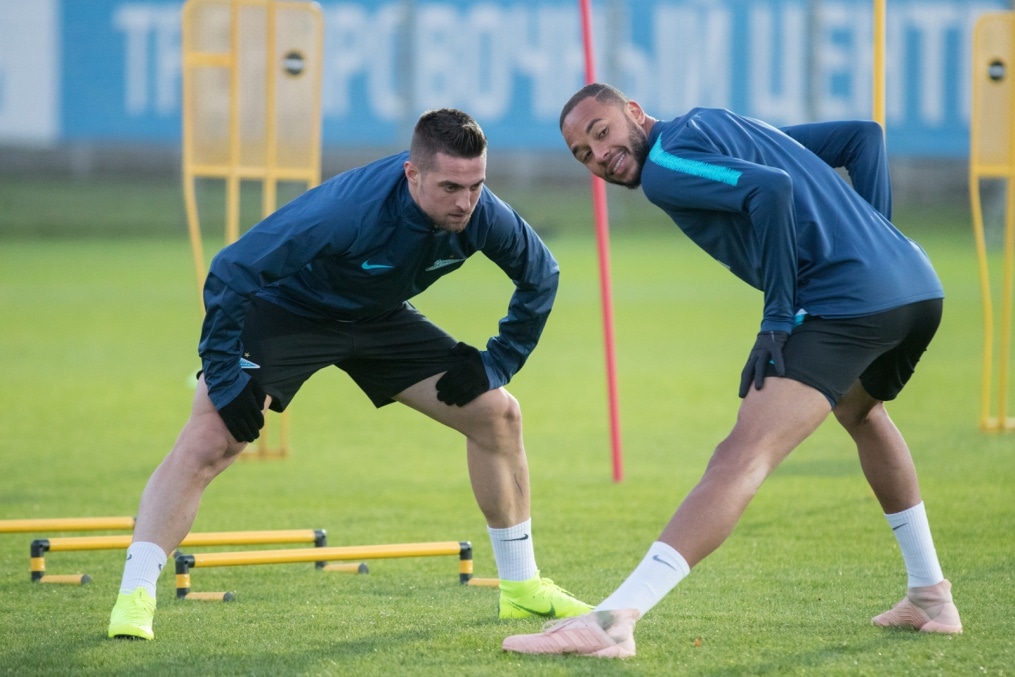 Открытая тренировка «Зенита» перед матчем с «Бордо»