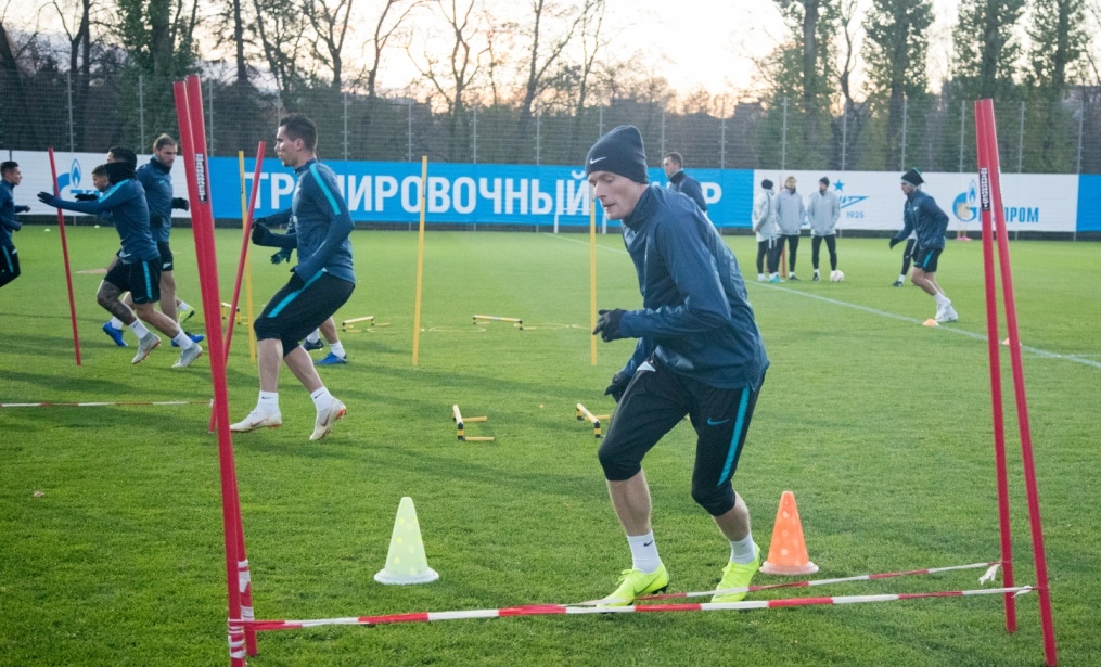 Открытая тренировка «Зенита» перед матчем с «Бордо»