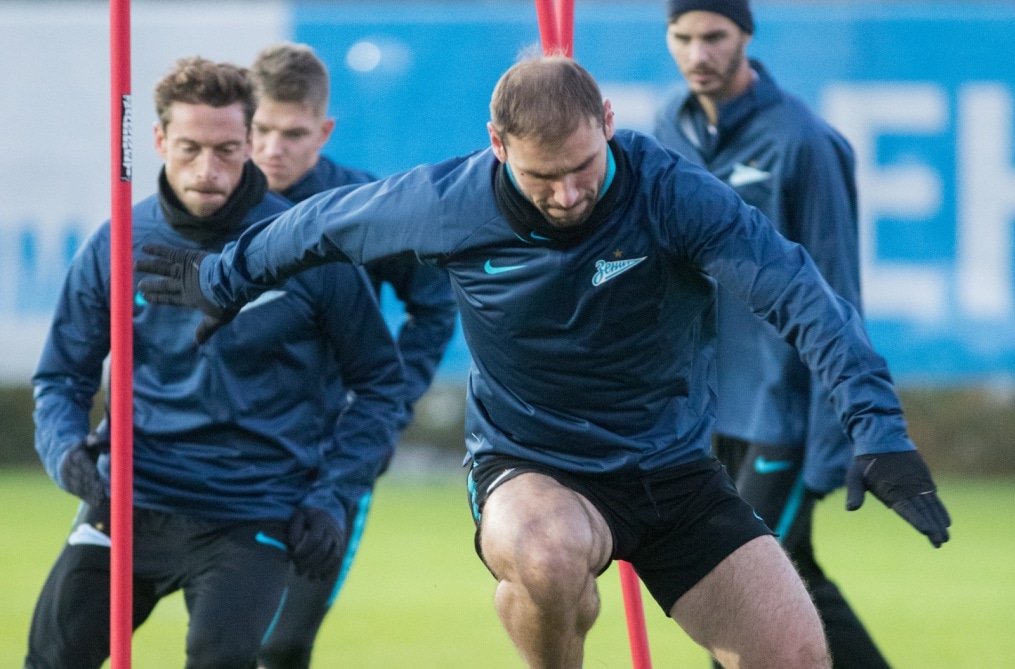 Открытая тренировка «Зенита» перед матчем с «Бордо»