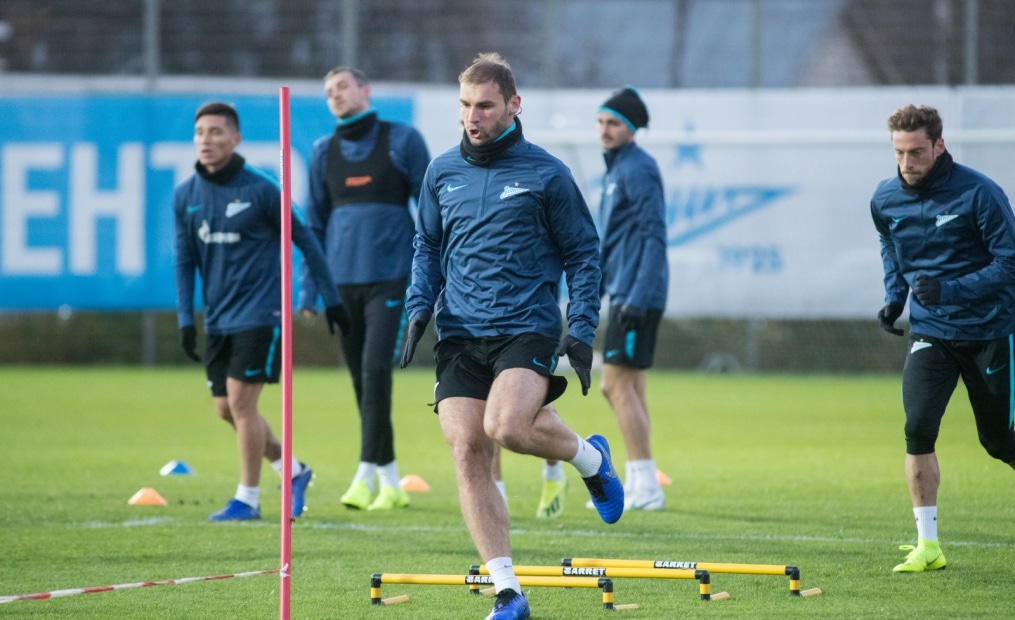 Открытая тренировка «Зенита» перед матчем с «Бордо»