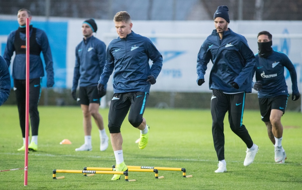 Открытая тренировка «Зенита» перед матчем с «Бордо»