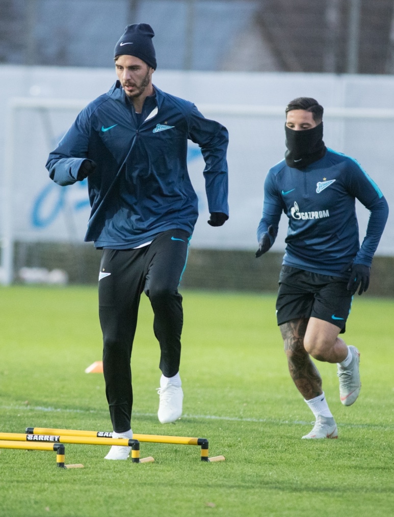 Открытая тренировка «Зенита» перед матчем с «Бордо»