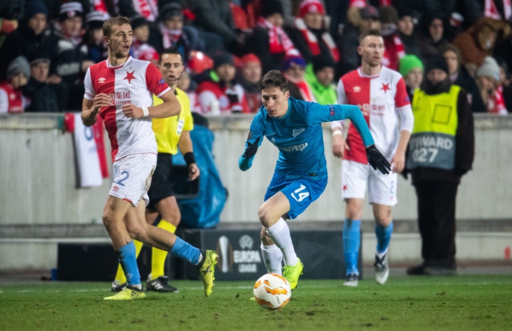 Лига Европы УЕФА 2018/19, «Славия» — «Зенит»