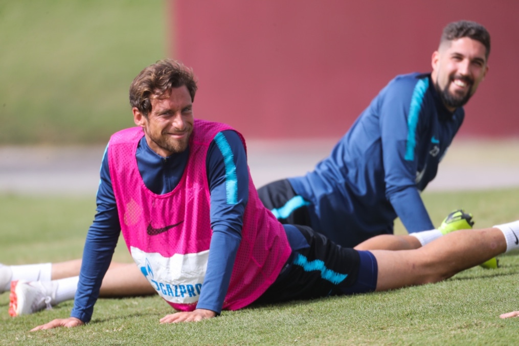 «Газпром»-тренировочные сборы в Катаре: 18 января, утренняя тренировка