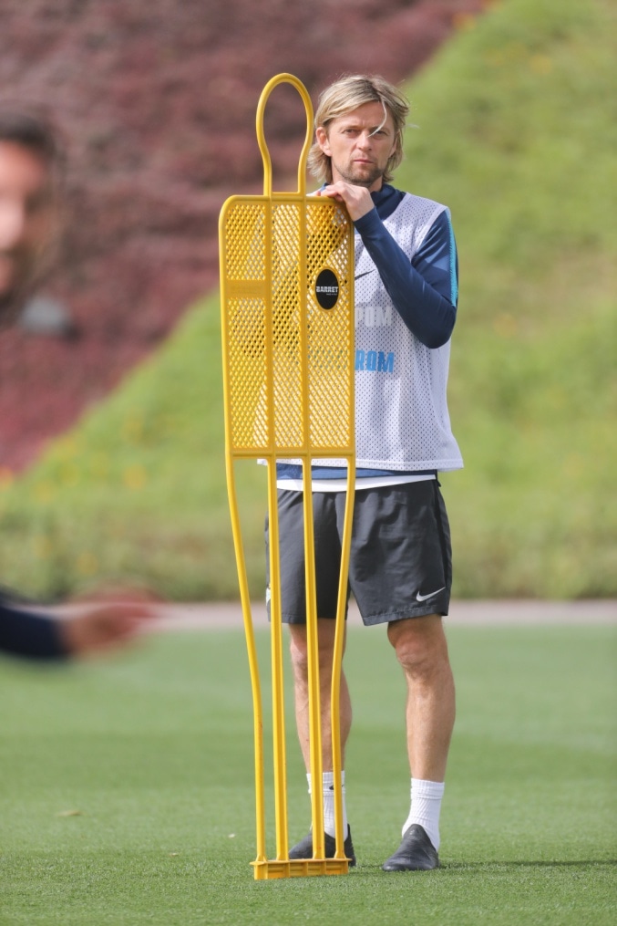 «Газпром»-тренировочные сборы в Катаре: 18 января, утренняя тренировка