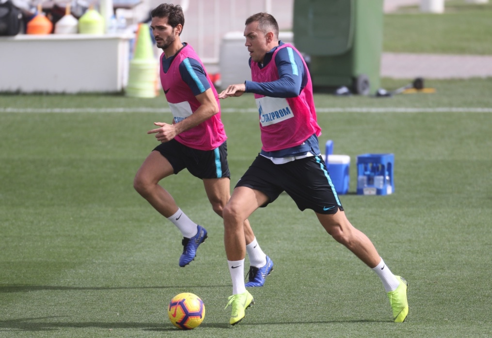 «Газпром»-тренировочные сборы в Катаре: 18 января, утренняя тренировка