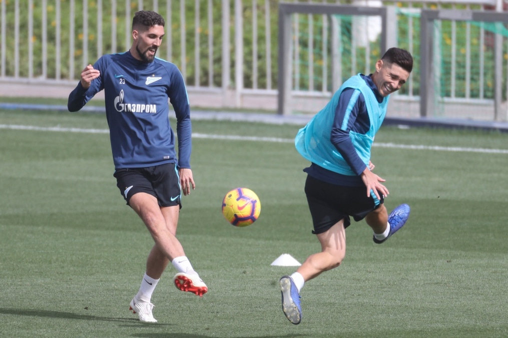 «Газпром»-тренировочные сборы в Катаре: 18 января, утренняя тренировка