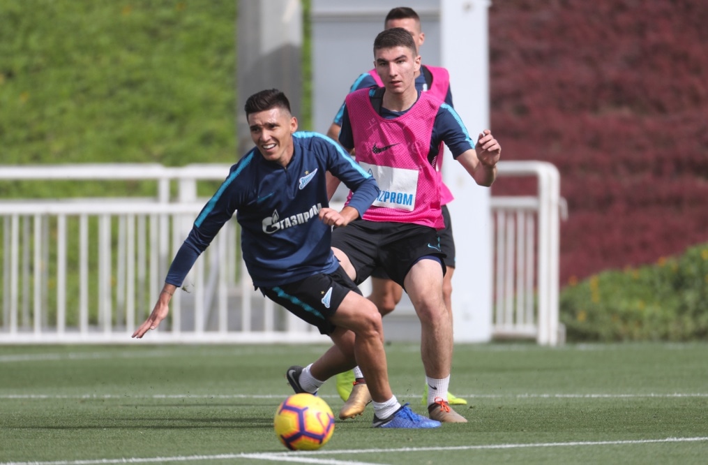 «Газпром»-тренировочные сборы в Катаре: 18 января, утренняя тренировка