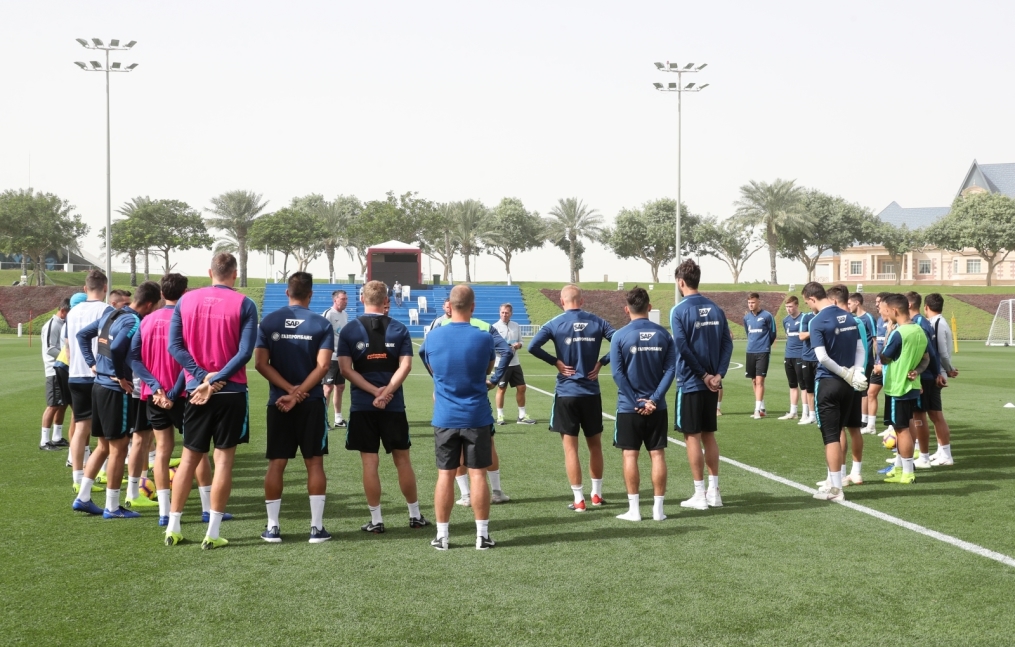 «Газпром»-тренировочные сборы в Катаре: 18 января, утренняя тренировка