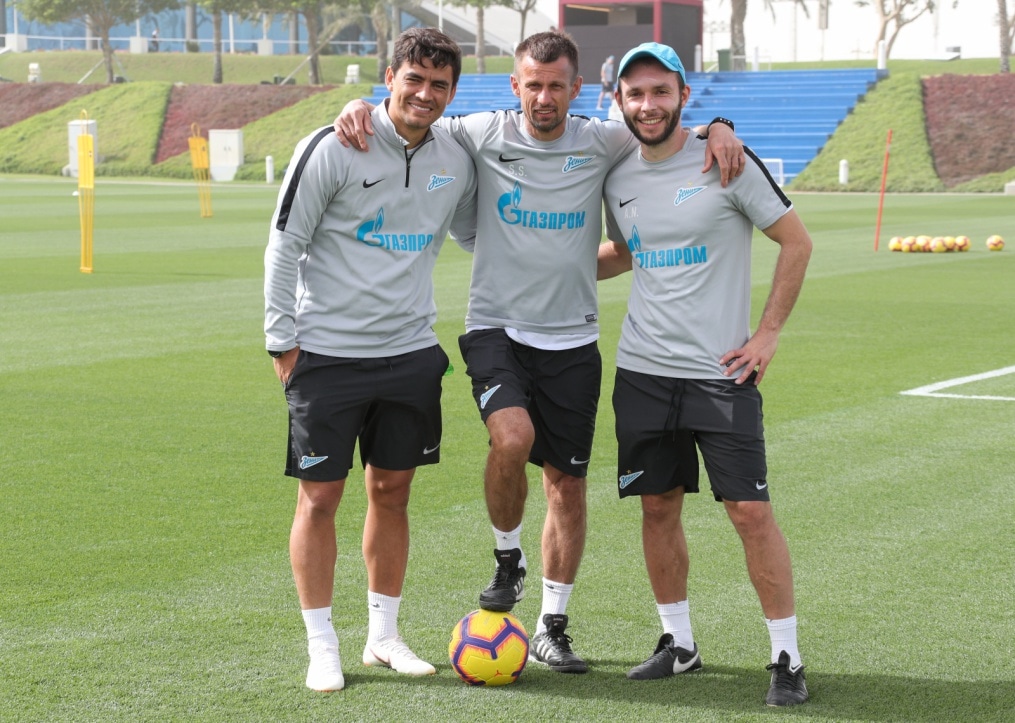 «Газпром»-тренировочные сборы в Катаре: 18 января, утренняя тренировка