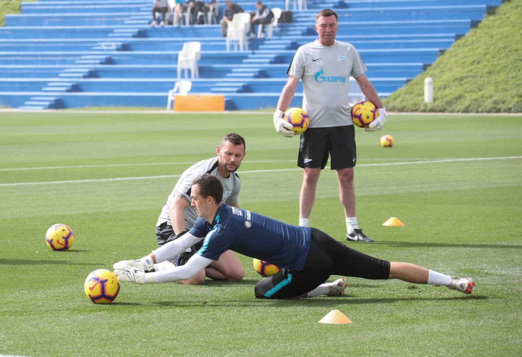 «Газпром»-тренировочные сборы в Катаре: 18 января, утренняя тренировка