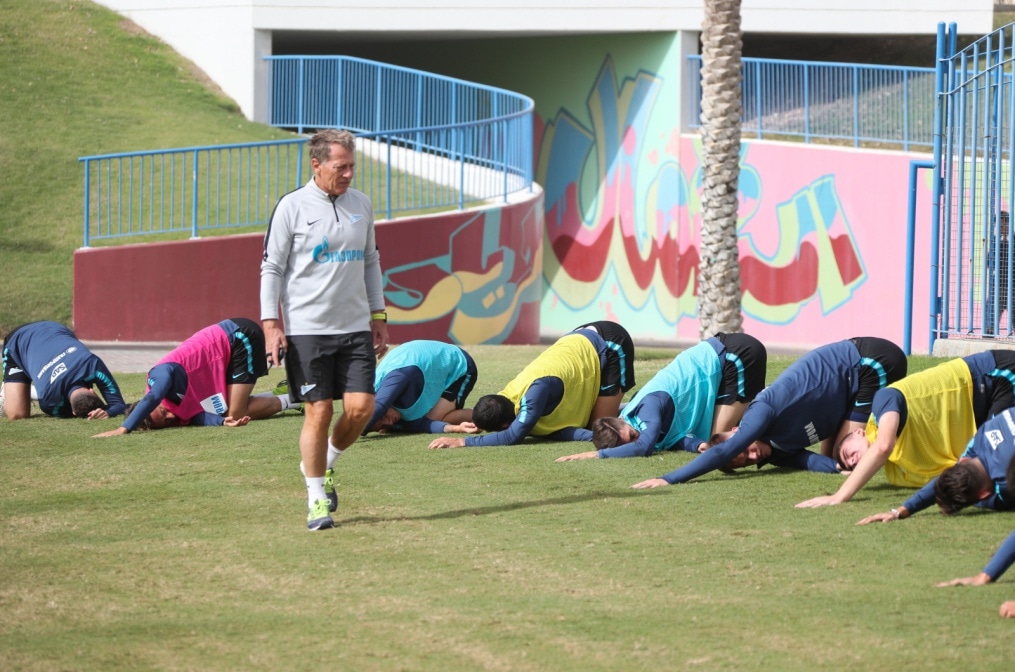 «Газпром»-тренировочные сборы в Катаре: 18 января, утренняя тренировка