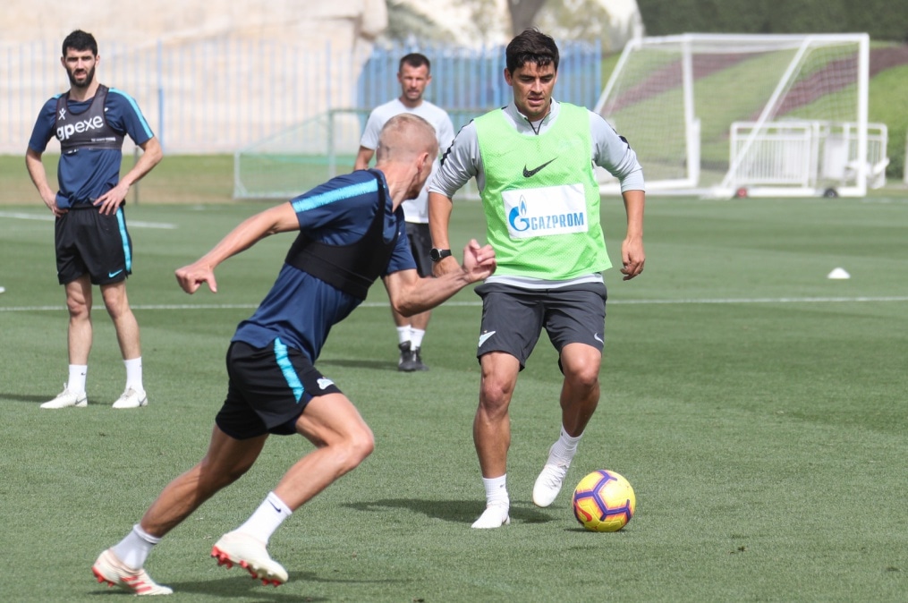 «Газпром»-тренировочные сборы в Катаре: 18 января, утренняя тренировка
