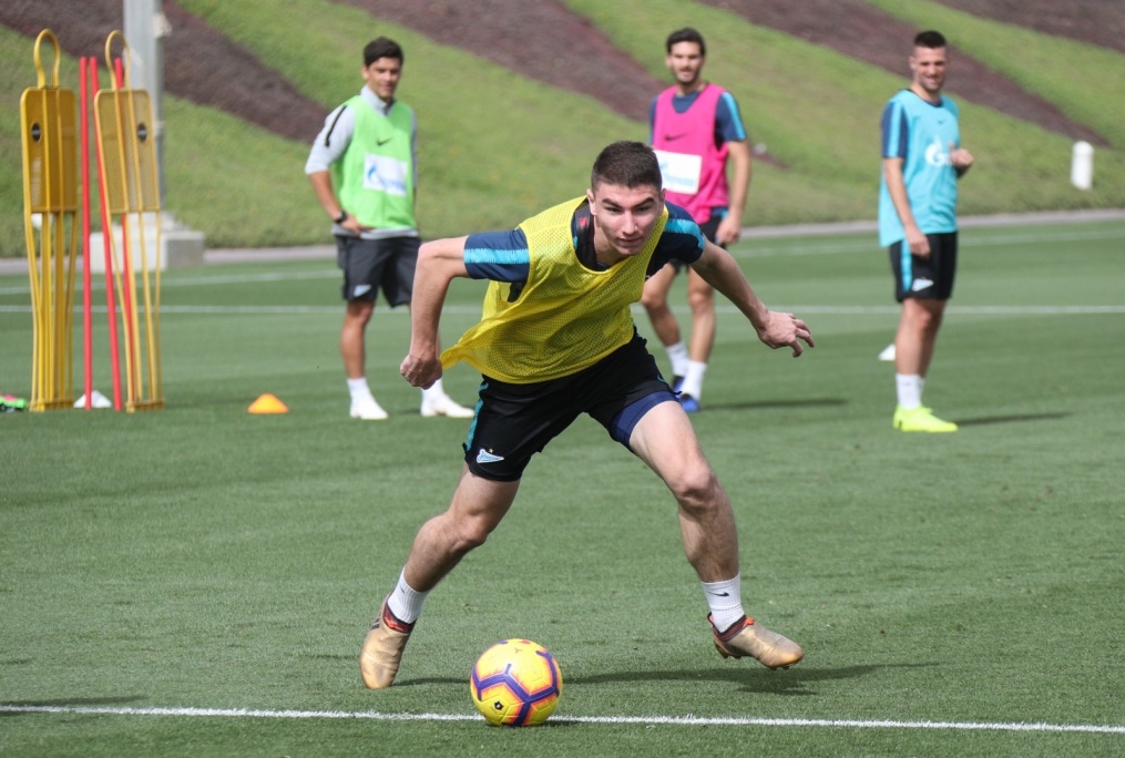 «Газпром»-тренировочные сборы в Катаре: 18 января, утренняя тренировка