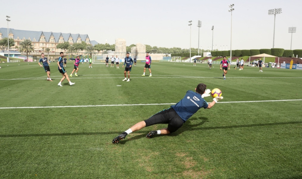 «Газпром»-тренировочные сборы в Катаре: 18 января, утренняя тренировка