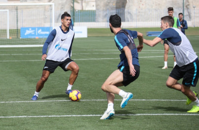 «Газпром»-тренировочные сборы в Катаре: 18 января, утренняя тренировка