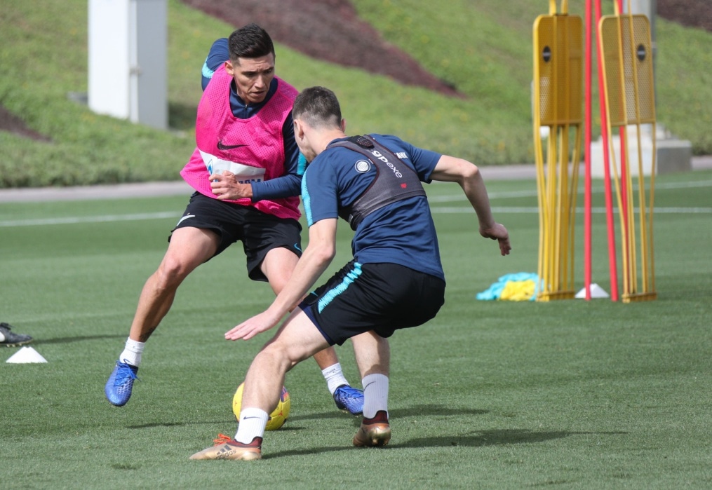 «Газпром»-тренировочные сборы в Катаре: 18 января, утренняя тренировка