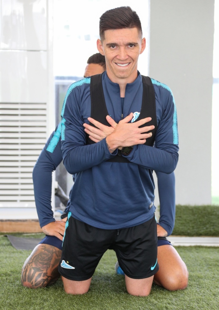 «Газпром»-тренировочные сборы в Катаре: 19 января, утренняя тренировка