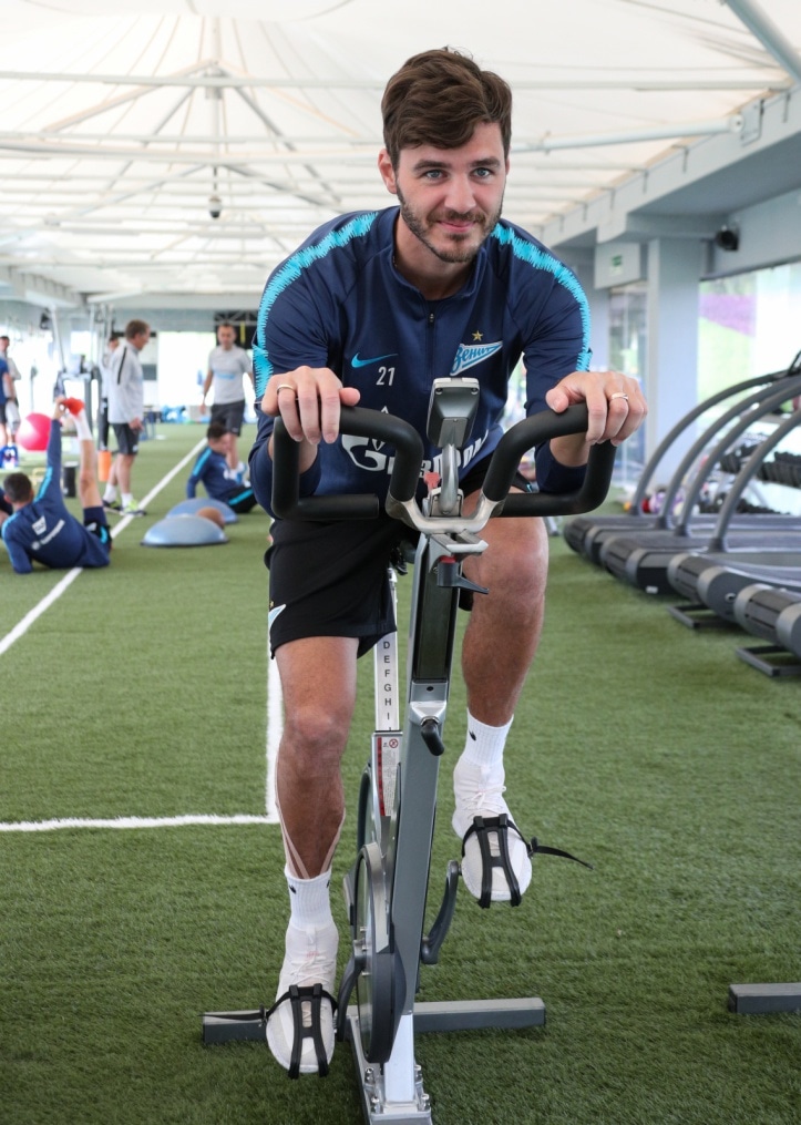 «Газпром»-тренировочные сборы в Катаре: 19 января, утренняя тренировка