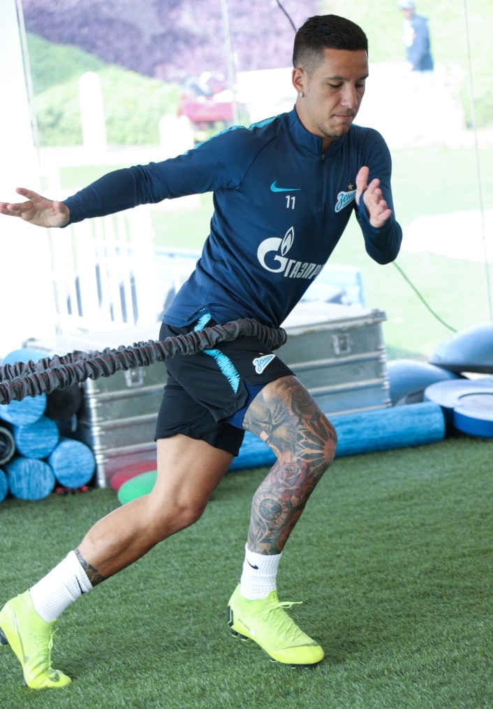 «Газпром»-тренировочные сборы в Катаре: 19 января, утренняя тренировка