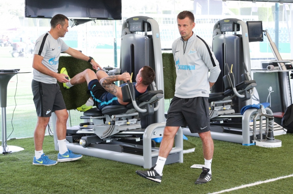 «Газпром»-тренировочные сборы в Катаре: 19 января, утренняя тренировка