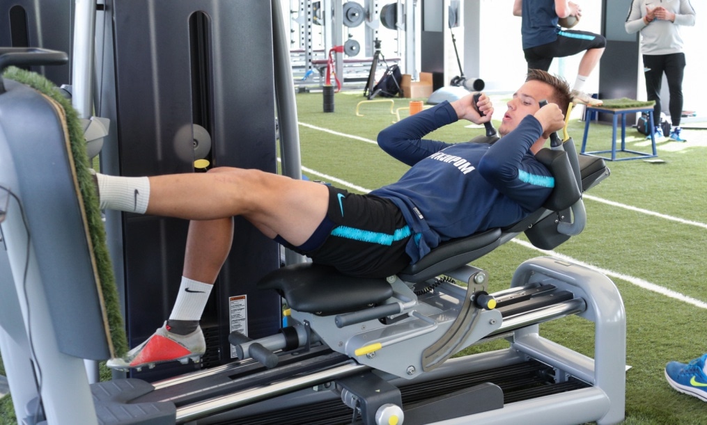 «Газпром»-тренировочные сборы в Катаре: 19 января, утренняя тренировка