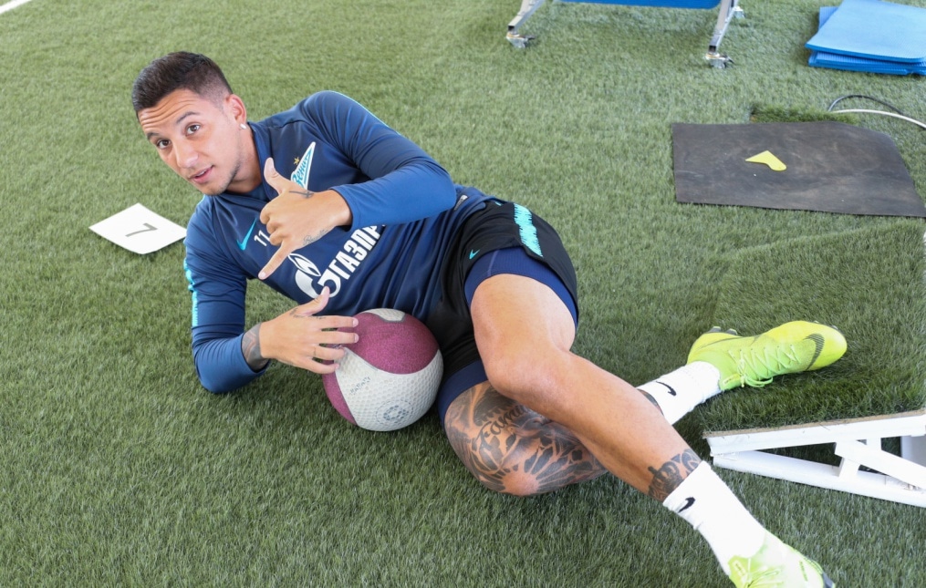 «Газпром»-тренировочные сборы в Катаре: 19 января, утренняя тренировка