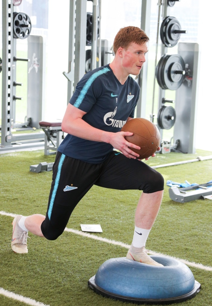 «Газпром»-тренировочные сборы в Катаре: 19 января, утренняя тренировка