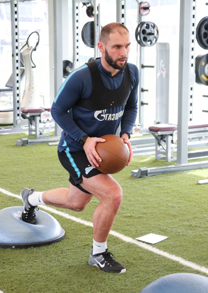 «Газпром»-тренировочные сборы в Катаре: 19 января, утренняя тренировка