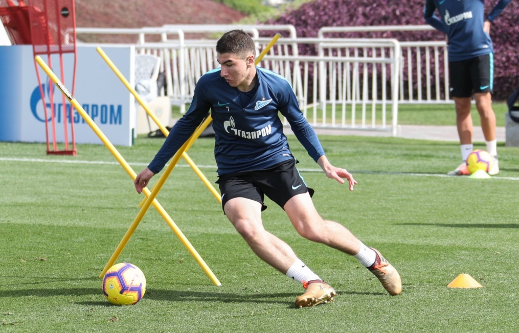 «Газпром»-тренировочные сборы в Катаре: 19 января, утренняя тренировка