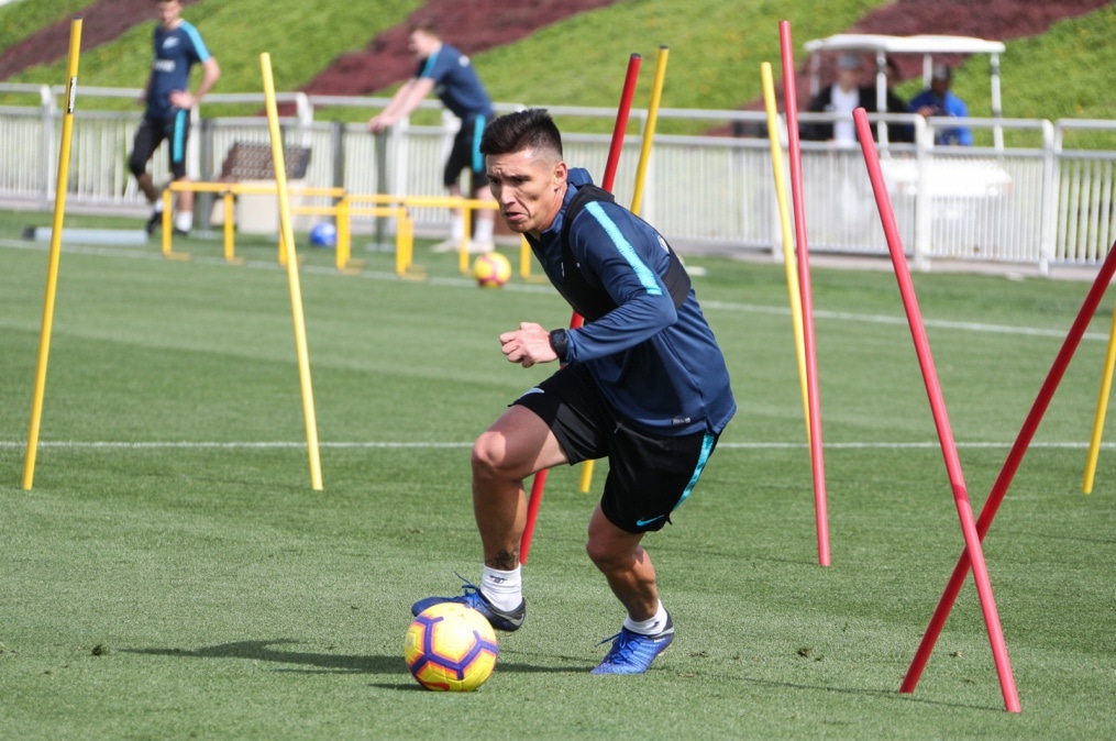 «Газпром»-тренировочные сборы в Катаре: 19 января, утренняя тренировка