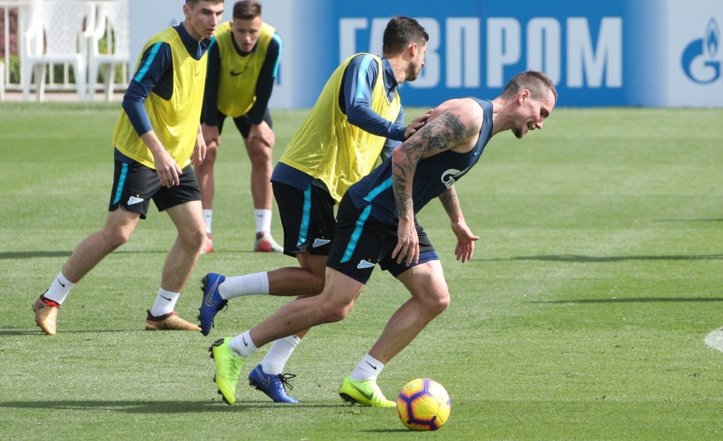 «Газпром»-тренировочные сборы в Катаре: 19 января, утренняя тренировка