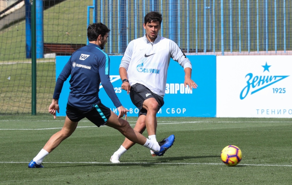 «Газпром»-тренировочные сборы в Катаре: 19 января, утренняя тренировка