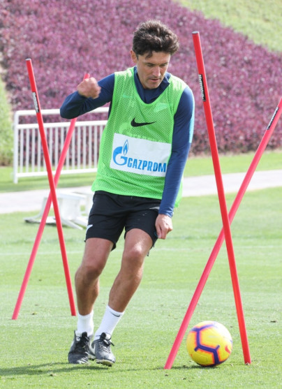 «Газпром»-тренировочные сборы в Катаре: 19 января, утренняя тренировка