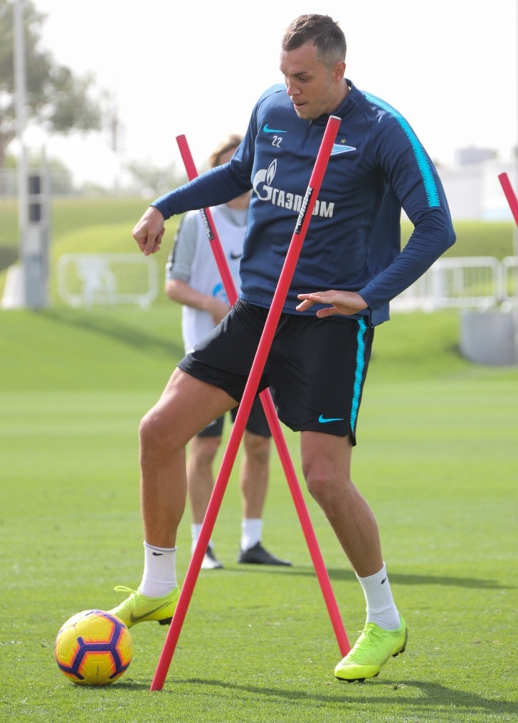 «Газпром»-тренировочные сборы в Катаре: 19 января, утренняя тренировка