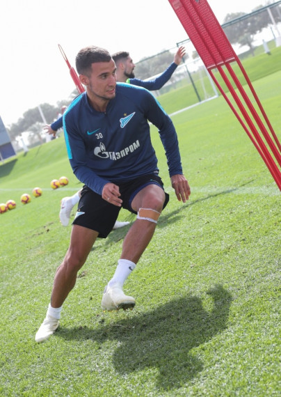 «Газпром»-тренировочные сборы в Катаре: 19 января, утренняя тренировка
