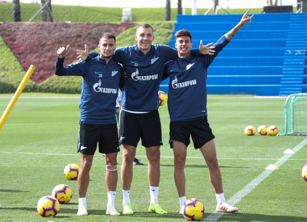 «Газпром»-тренировочные сборы в Катаре: 19 января, утренняя тренировка