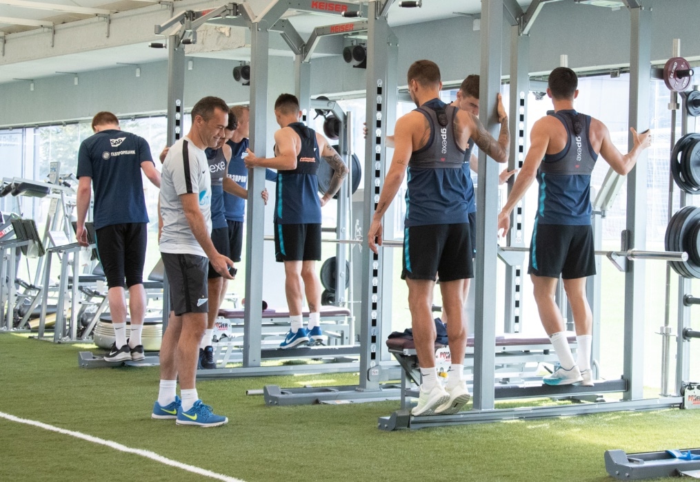 «Газпром»-тренировочные сборы в Катаре: 21 января, утренняя тренировка