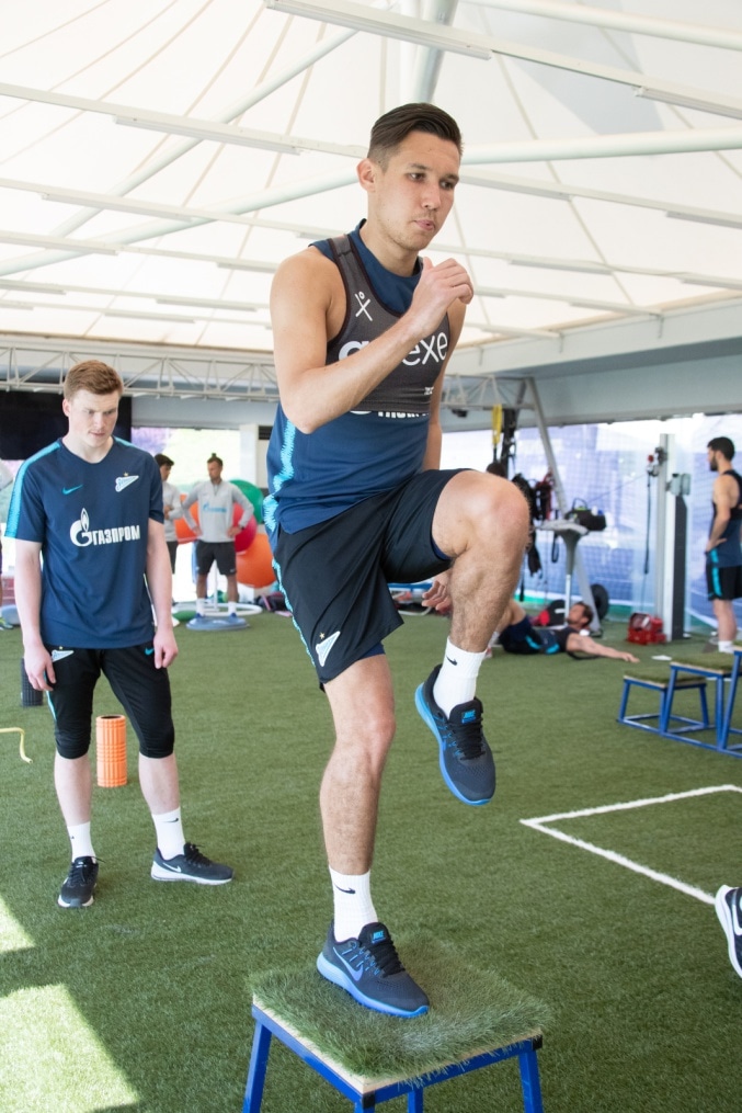 «Газпром»-тренировочные сборы в Катаре: 21 января, утренняя тренировка