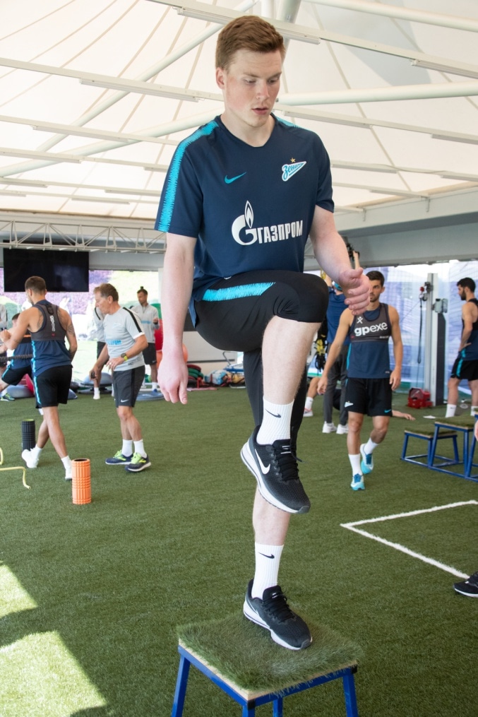«Газпром»-тренировочные сборы в Катаре: 21 января, утренняя тренировка