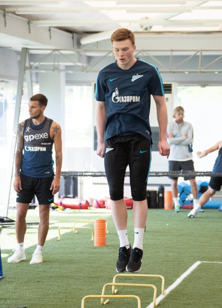 «Газпром»-тренировочные сборы в Катаре: 21 января, утренняя тренировка