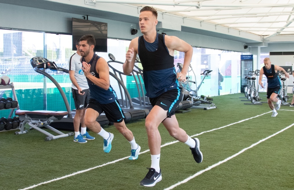 «Газпром»-тренировочные сборы в Катаре: 21 января, утренняя тренировка