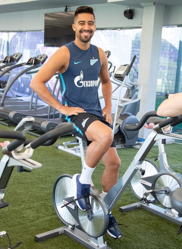 «Газпром»-тренировочные сборы в Катаре: 21 января, утренняя тренировка