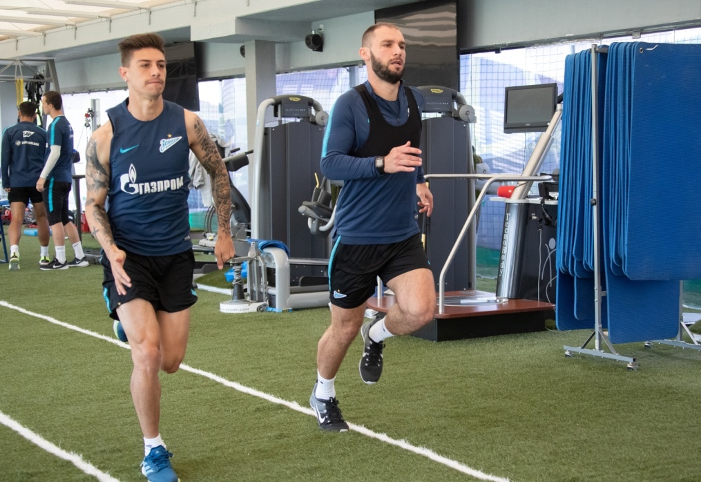 «Газпром»-тренировочные сборы в Катаре: 21 января, утренняя тренировка