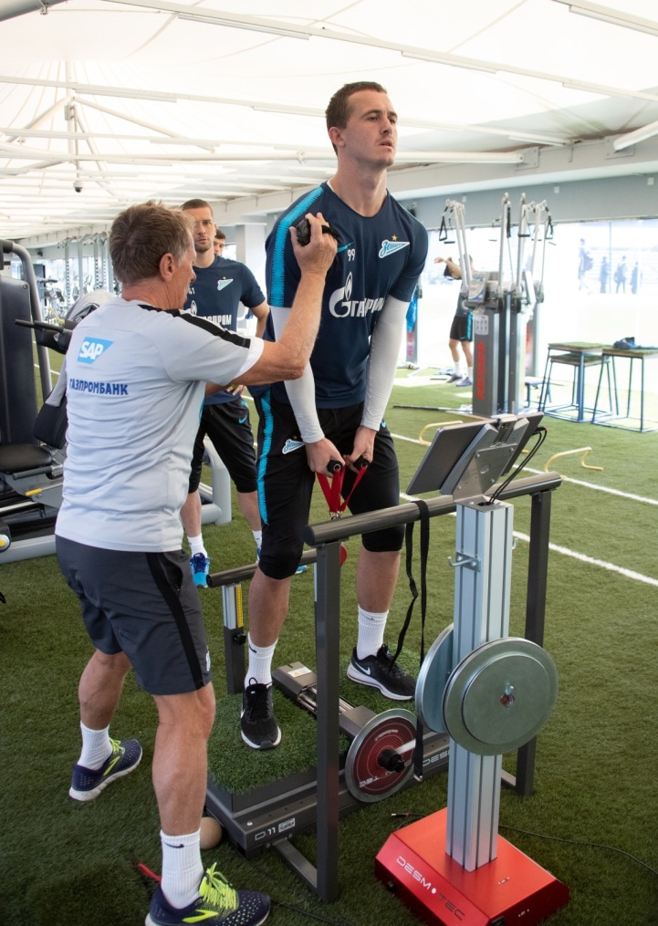 «Газпром»-тренировочные сборы в Катаре: 21 января, утренняя тренировка